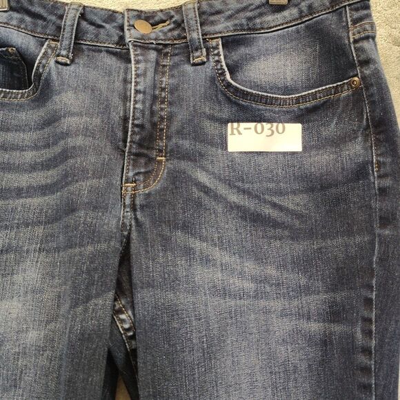 Riders by Lee Women Midrise Bootcut Jeans Size 10 Petite Dark Blue Denim Stretch - Picture 11 of 11